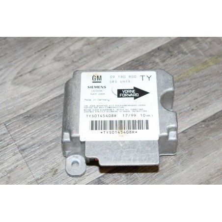 BOITIER COMMANDE AIRBAG OPEL VECTRA 2.0 16V CDX BREAK 98 09180800