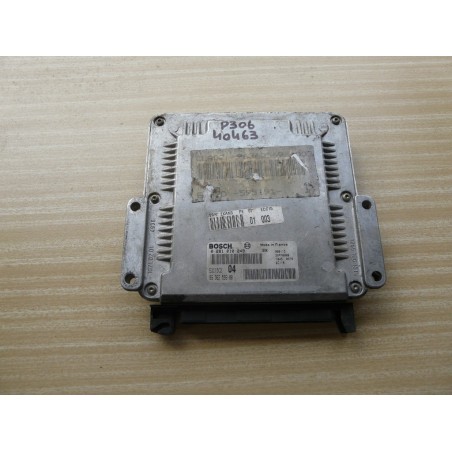 boitier electronique moteur ecu PEUGEOT 306 HDI 90CV 281010249 9636256980