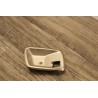 cache poignee contour droit aluminium  chrome peugeot 604 p604