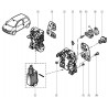 cache plastic droit gache serrure de porte droit renault 7700842631