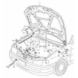 Cache Plastic Divers PASSAT BREAK V6 TDI 2000 3B0823629