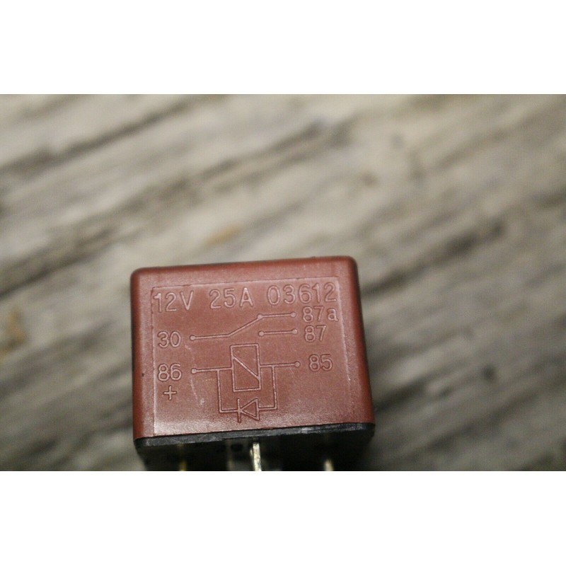 relais puissance 12V 25A CARTIER 5 broches 03612 RENAULT 03612
