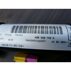 AIRBAG PLAFOND DROIT AUDI A8 V8 3.3 TDI 2001 4D0880742