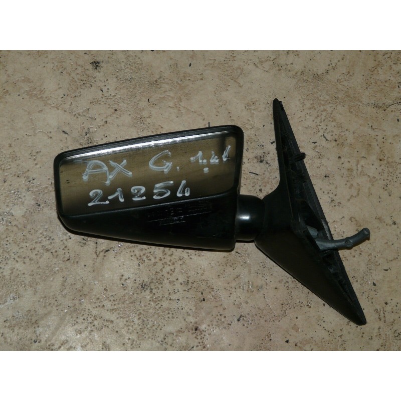 retroviseur exterieur droit citroen ax rouge noir 1400 essence 1989 3 porte