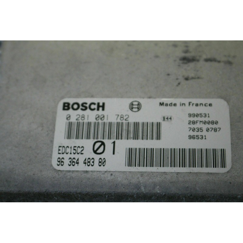 boitier calculateur moteur EDC PEUGEOT CITROEN HDI 9636448380