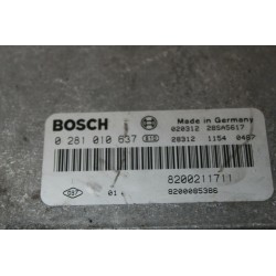 calculateur ecu BOSCH RENAULT LAGUNA 2 8200085386 0281010637