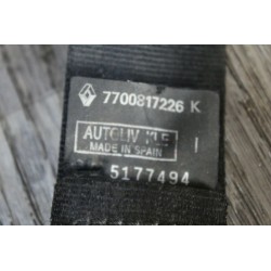 enrouleur ceinutre arriere gauche RENAULT TWINGO 7700817226