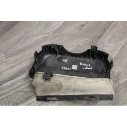 cache plastic dessus superieur volant colonne  PEUGEOT 406 HDI 1999 GRISE  9633804377