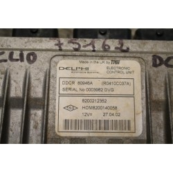calculateur boitier moteur RENAULT CLIO 2 PH 2 1.5 DCI 8200212352