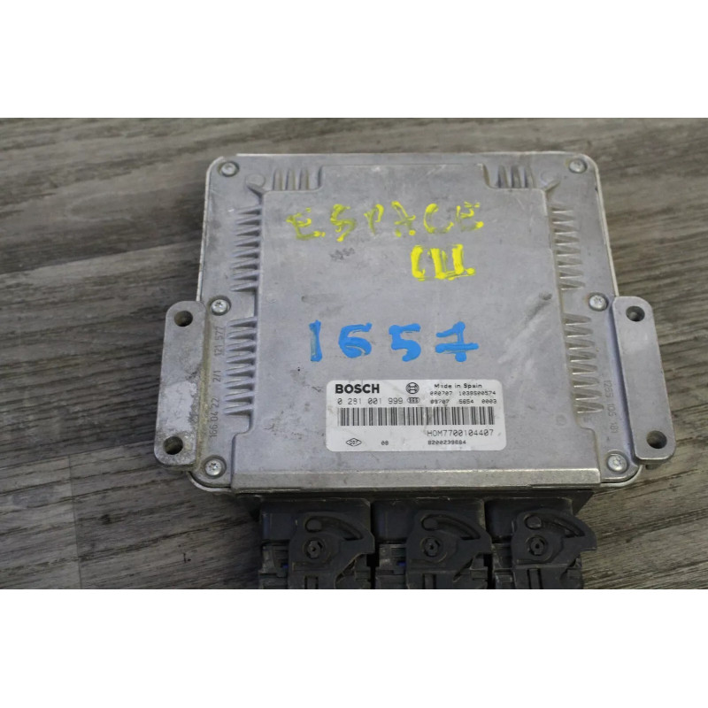 calculateur moteur ecu RENAULT ESPACE 2.2L 0281001999 7700104407 8200239684 calculateur moteur ecu RENAULT ESPACE 2.2L 0281001999 7700104407 8200239684