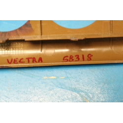 plastic ronce de noyer console centrale opel vectra 90508026