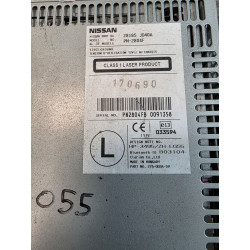 autoradio cd dvd gps origine nissan qashqai 28185jd40a