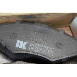 jeu plaquette de frein peugeot 206 p206 223739 NK
