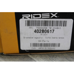 plaquette de frein ridex 402b0617