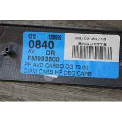 baguette de porte avant droit carbone renault laguna 3 fm993500