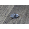 agrafe clips fixation plastic gris