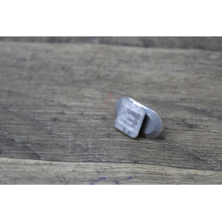 agrafe clips fixation plastic gris