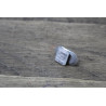 agrafe clips fixation plastic gris