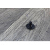 clips agrafe fixation plastic cache noir
