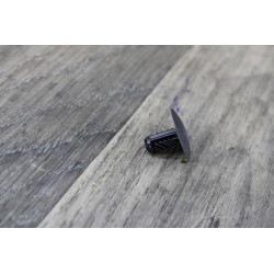 clips agrafe fixation plastic cache noir