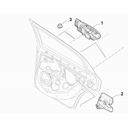 plastic porte arriere droit fiat grande punto 51728331