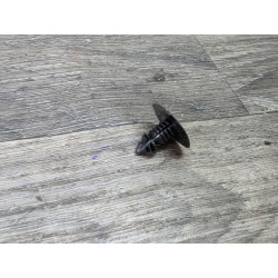 clips agrafe fixation plastic cache noir