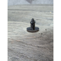 clips agrafe fixation plastic cache noir