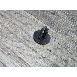 clips agrafe fixation plastic cache noir