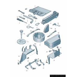 sangle fixation retenu cric audi volkswagen 4b5011247