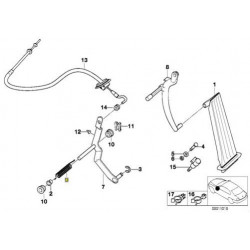 pedale accelerateur BMW e36 13336869211