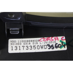 compteur combine instrument opel corsa C combo 13173350WD