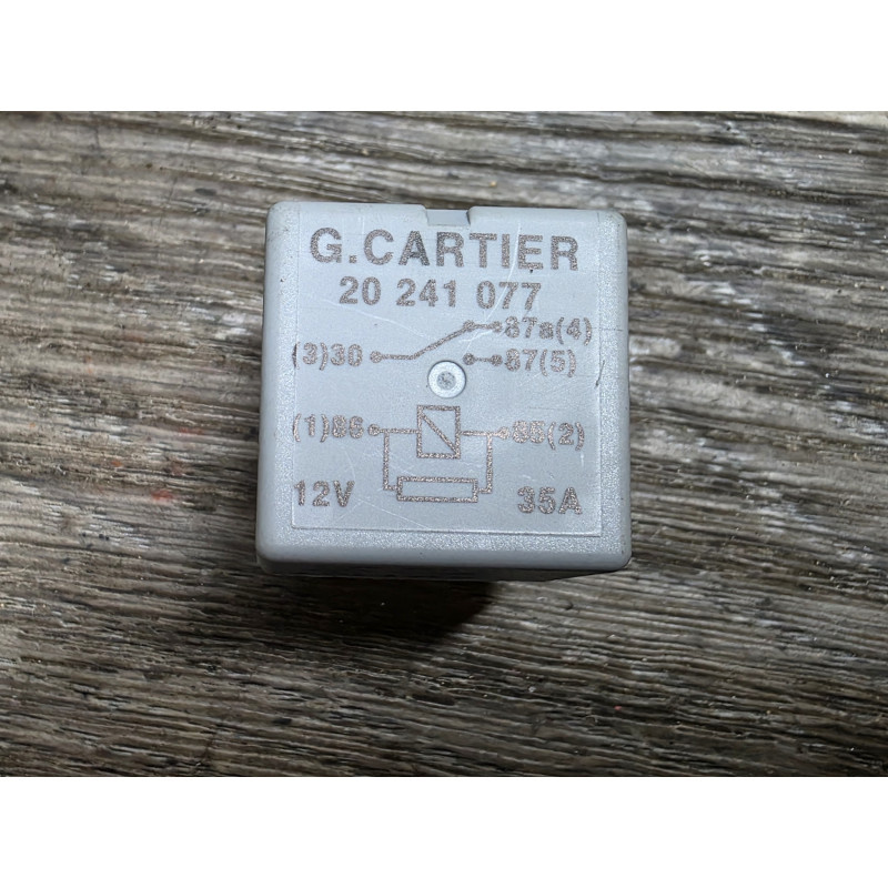 relais 5 broches 12v 35A cartier 20241074 8200351489