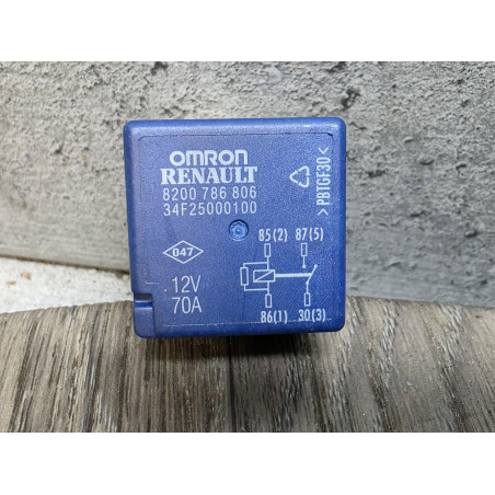 relais 4 broches 12V 70A renault 8200786806