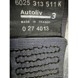 enrouleur ceinture securite arriere gauche renault espace 2 6025313511