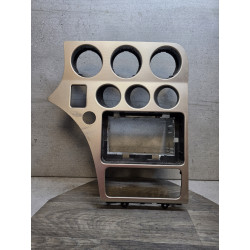console centrale alu brosse alfa romeo 159 pour montage avec gps