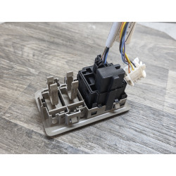 bouton reglage hauteur de phare et luminosite avec support renault clio 3 8200407756