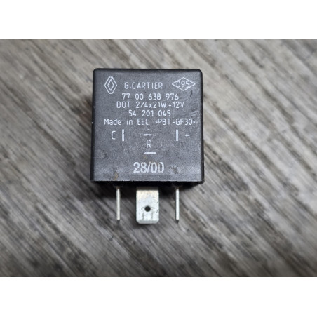 relais 12V centrale clignotante cartier renault 7700638976 54201045