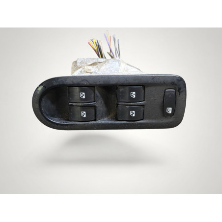 platine support bouton leve vitre electrique avant gauche conducteur renault megane scenic 2 156018070