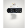 platine support bouton leve vitre electrique avant gauche conducteur renault megane scenic 2 156018070