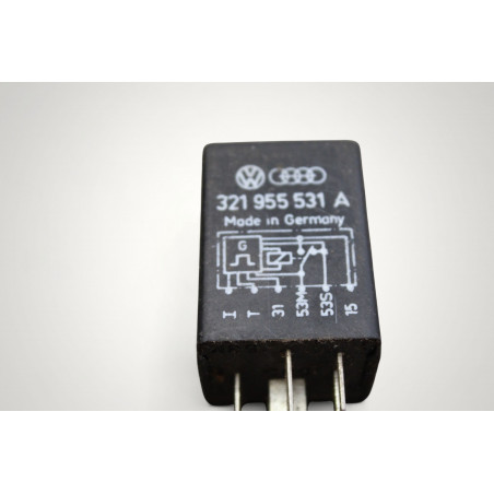 relais 19 12V commande essui glace intermittant hella volkswagen audi seat skoda 321955531