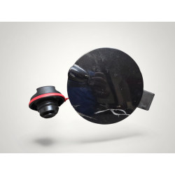 trappe a carburant avec bouchon de reservoir opel corsa D 13354564