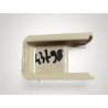 cache plastic fixation pare soleil alfa romeo 159