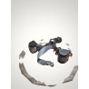 enrouleur ceinture arriere droit gauche fixation gache renault megane 1 430829 64108 53083