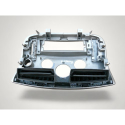 plastic console centrale tableau de bord avec grille aeration ventilation renault scenic 2 8200140713 8200140724