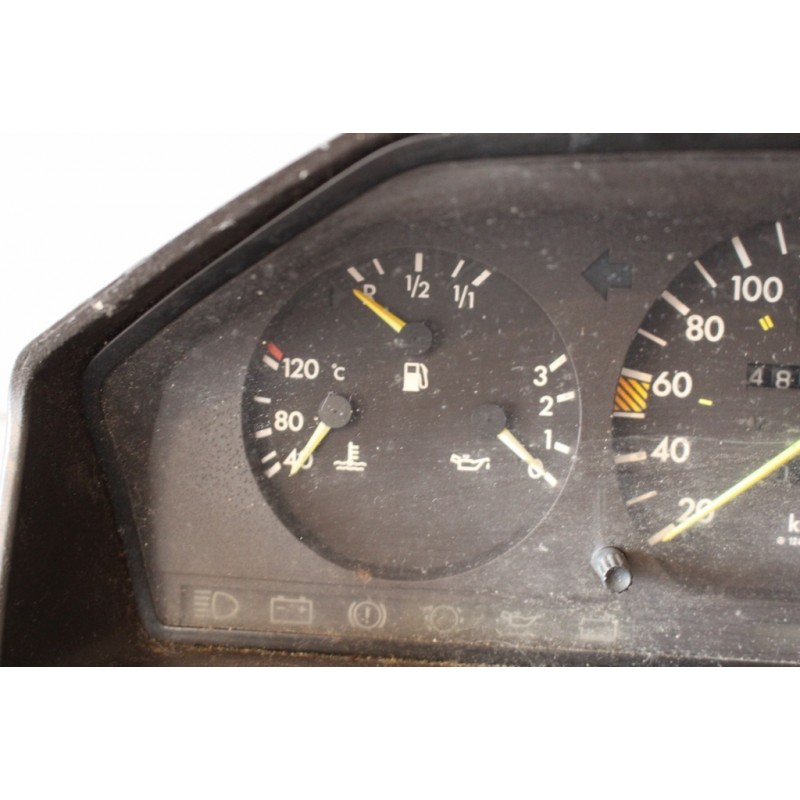 Compteur Tableau De Bord D'origine Mercedes 300D TD - Modèle W124, Occasion Mais Fonctionnel